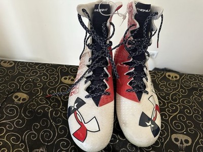 Under Armour Mens Size 10.5 Highlight Texas Lone Star State Football Cleats