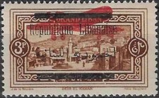 Timbre Avions Grand Liban (Colonies Fr.) PA26 * - 89003GF - cote * : 17 €