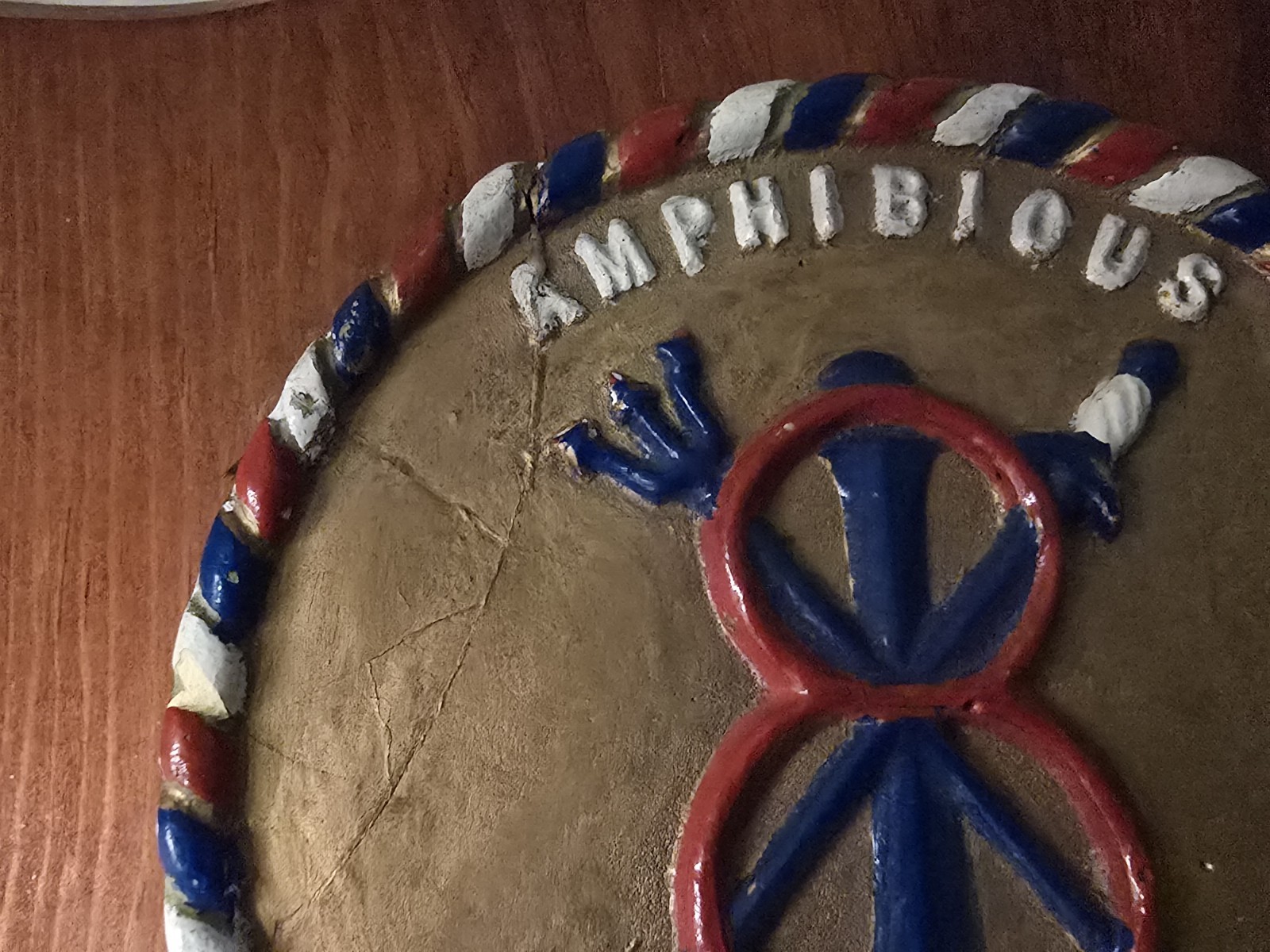 1968 VINTAGE AMPHIBIOUS SQUADRON 8 PLAQUE US NAVY COLLECTIBLE RARE VIETNAM