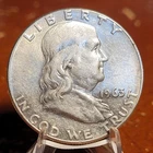 1963-DFranklin 90% Silver Half Dollar