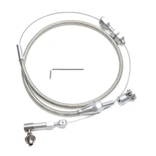 MaySpare 36" Hi-Tech Stainless Steel Braided Throttle Cable Kit for Motorcycl...