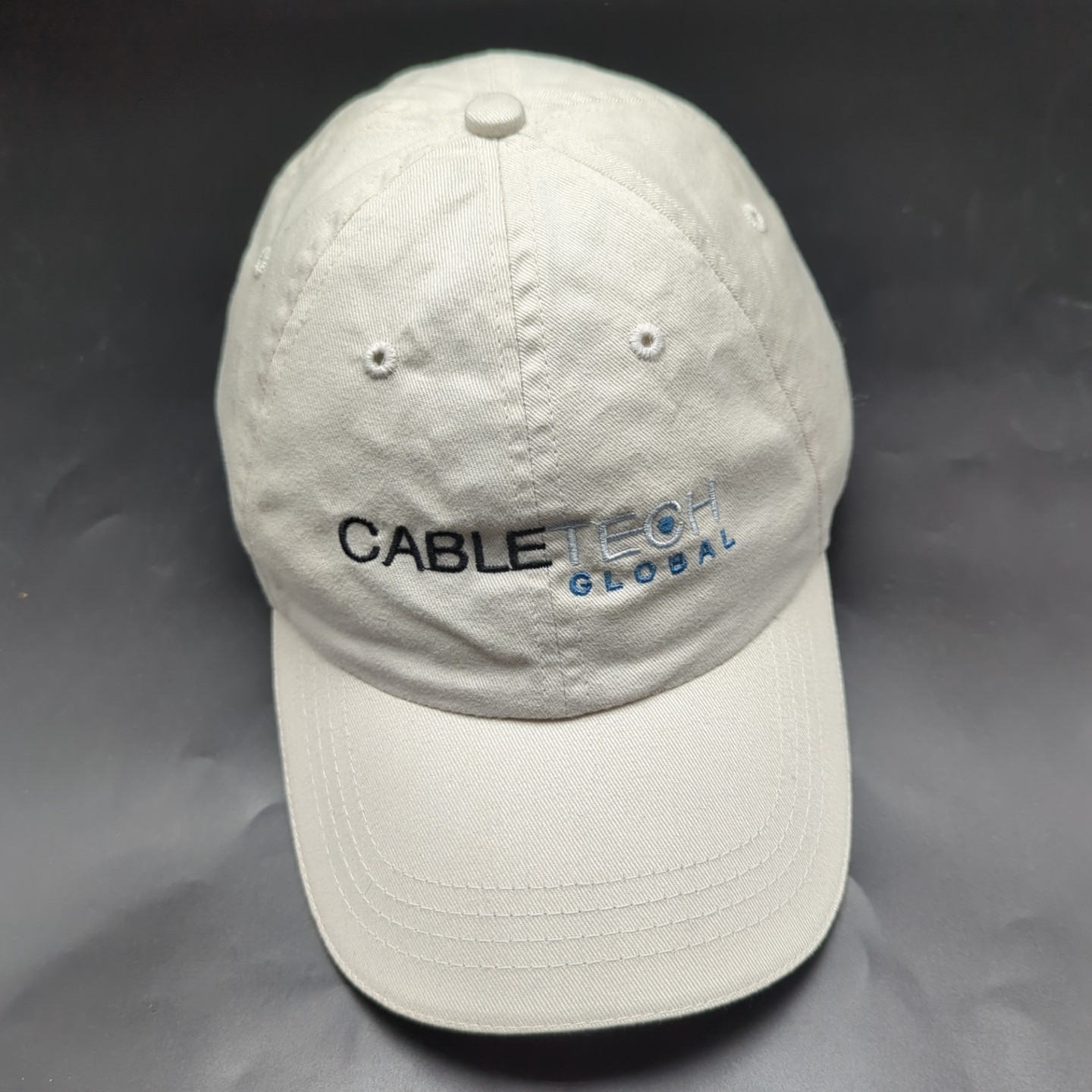 CableTech Global hat off-white adjustable strap-b… - image 1