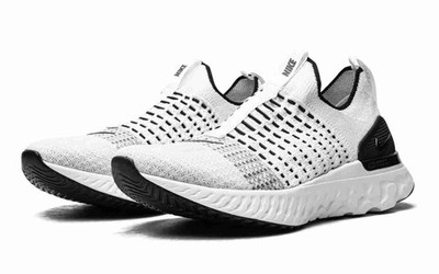 Nike React Phantom Run Flyknit 2 Oreo CJ0277-100 Men Size