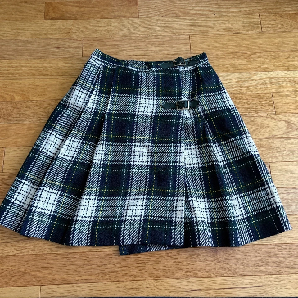 Falda colegiala vintage a cuadros Bobbie Brooks talla XS Foto 2 de 4