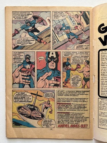 Avengers #117 (1973) John Romita cover art spine chip tear - Picture 4 of 5