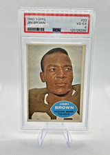 Jim Brown - 1960 Topps #23 - Cleveland Browns - PSA VG-EX 4