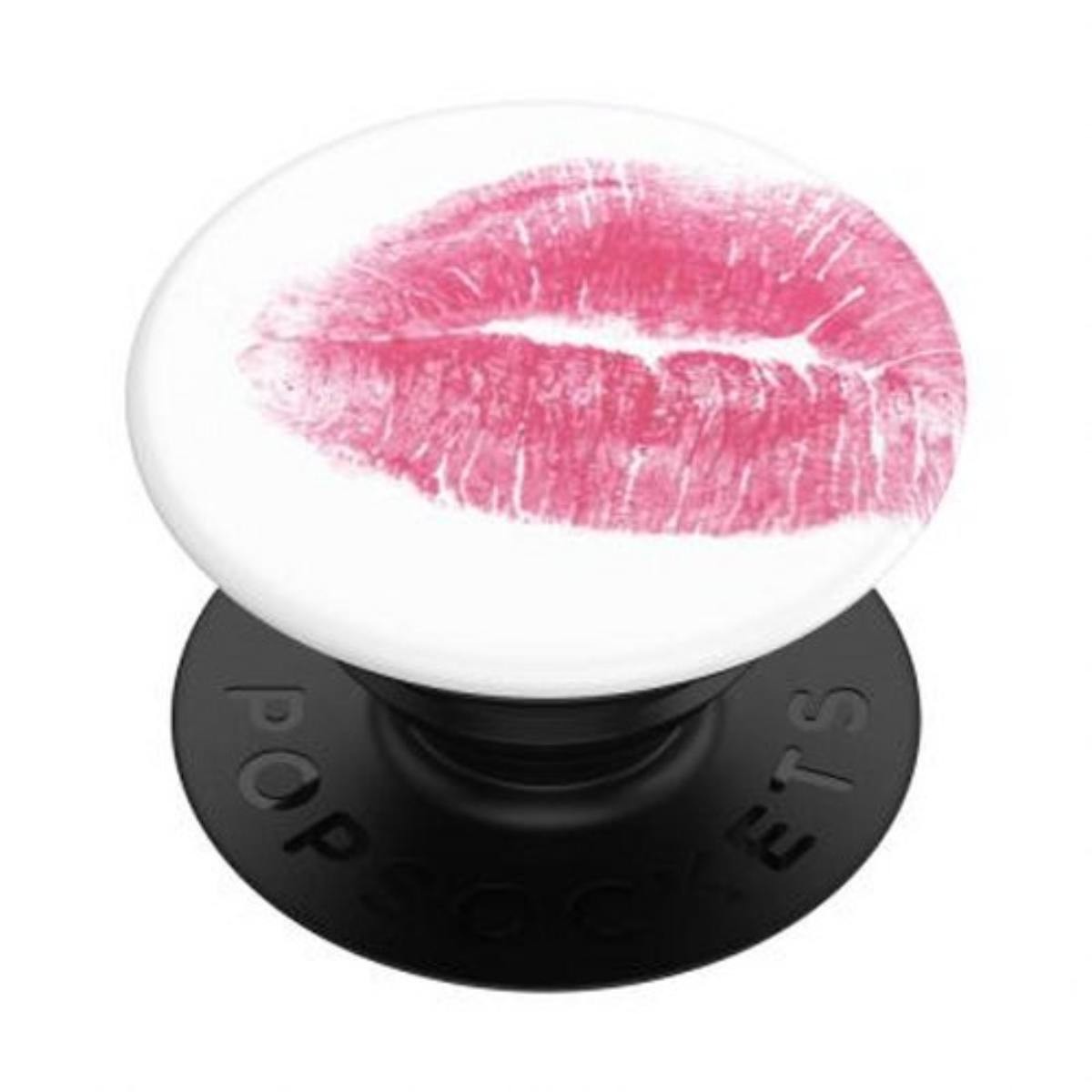 PopSockets PopGrip Muah Noir Accessoire Support Téléphone Universel
