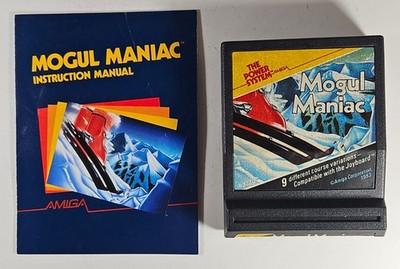 Atari 2600 Mogul Maniac with Manual - 1983 Amiga Corporation - Tested and Works