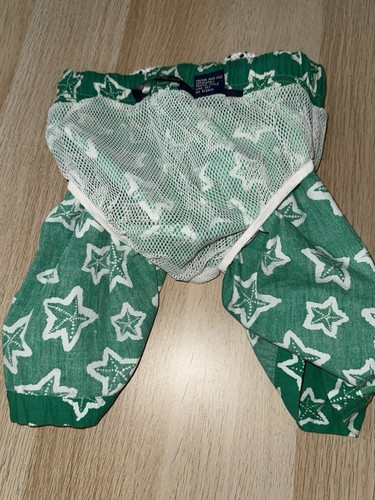 Vintage 90’s Nautica Swim Shorts Swim Trunks Starfish Green Boys Sz 6 Nylon - Picture 7 of 9