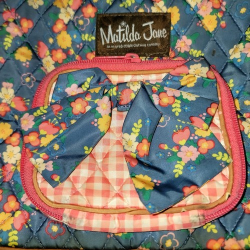 Matilda Jane Lunch Bag Bows Flowers Cheerful Happy lunchtime Insulated - Picture 8 of 10