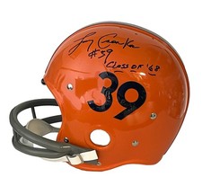 Larry Csonka Syracuse HOF Signed Full Size TK 2-Bar Suspension Helmet PSA/DNA