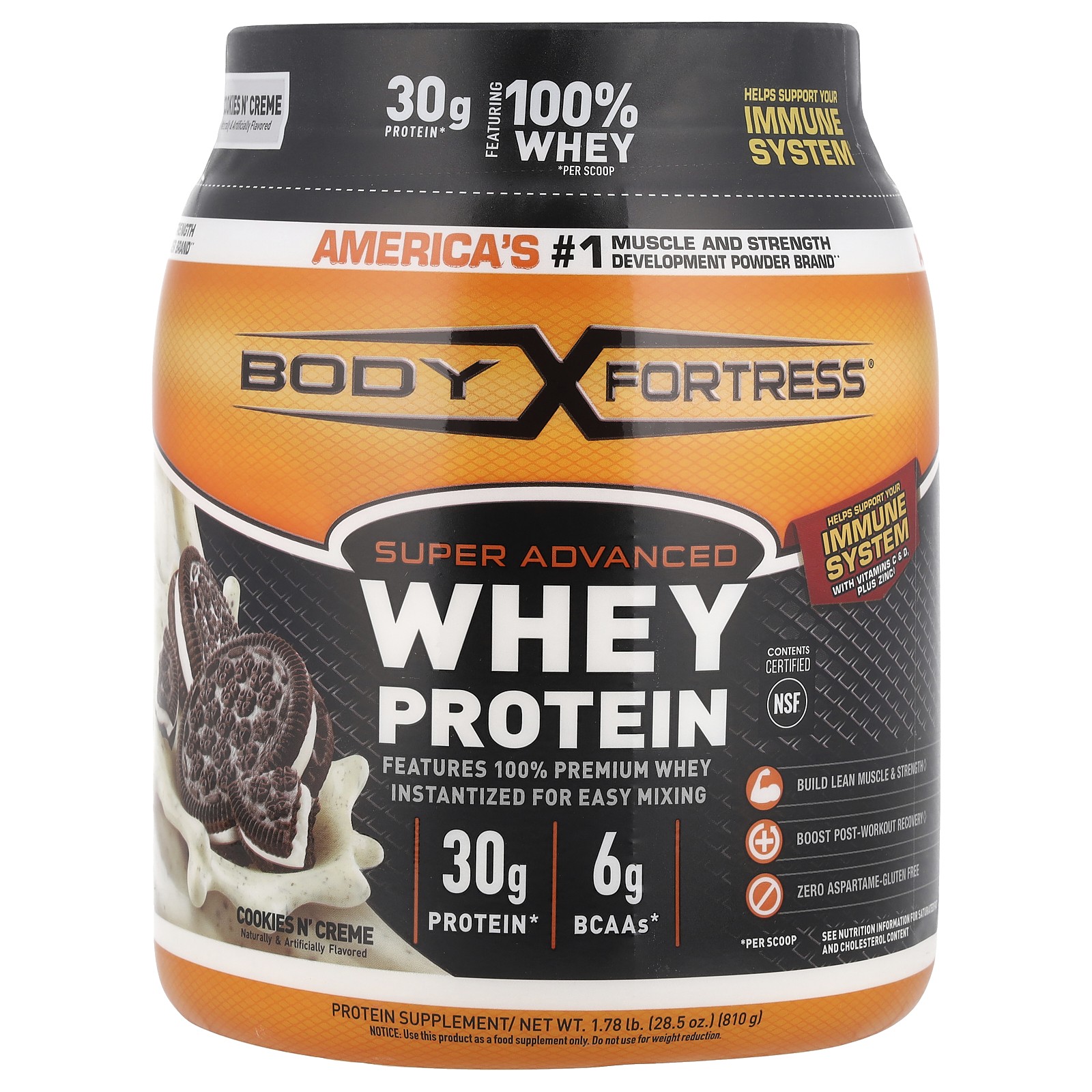 Super Advanced Whey Protein Cookies N Creme 178 lb 810 g 7390₽