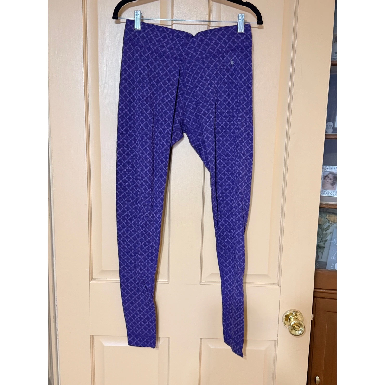 Smartwool Purple Geometric Merino Wool Base Layer Leggings Womens Large L
Opens in a new window or t
