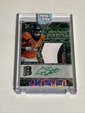 2018 Panini Spectra Rookie Patch Autographs Courtland Sutton #212 Neon Prizm /60