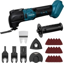 Utensile Oscillante Multifunzione 20V Per Dewalt | 6 Velocità 8500-21000 Rpm, 21 Accessori Per Taglio E Levigatura