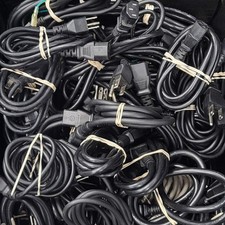 Cable de alimentación de PC IEC C13 a NEMA 5 15P paquete de 10 cables de fuente de alimentación para monitor de computadora