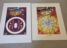 SPIDERMAN Toy Control Arte Prototipo Tableros de Decisión Toy Biz Marvel Sneak Attack