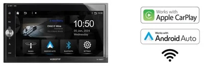 Xzent X-527 2-DIN Auto Radio kabellos Apple Carplay DAB+ USB Bluetooth USB - Bild 1 von 4