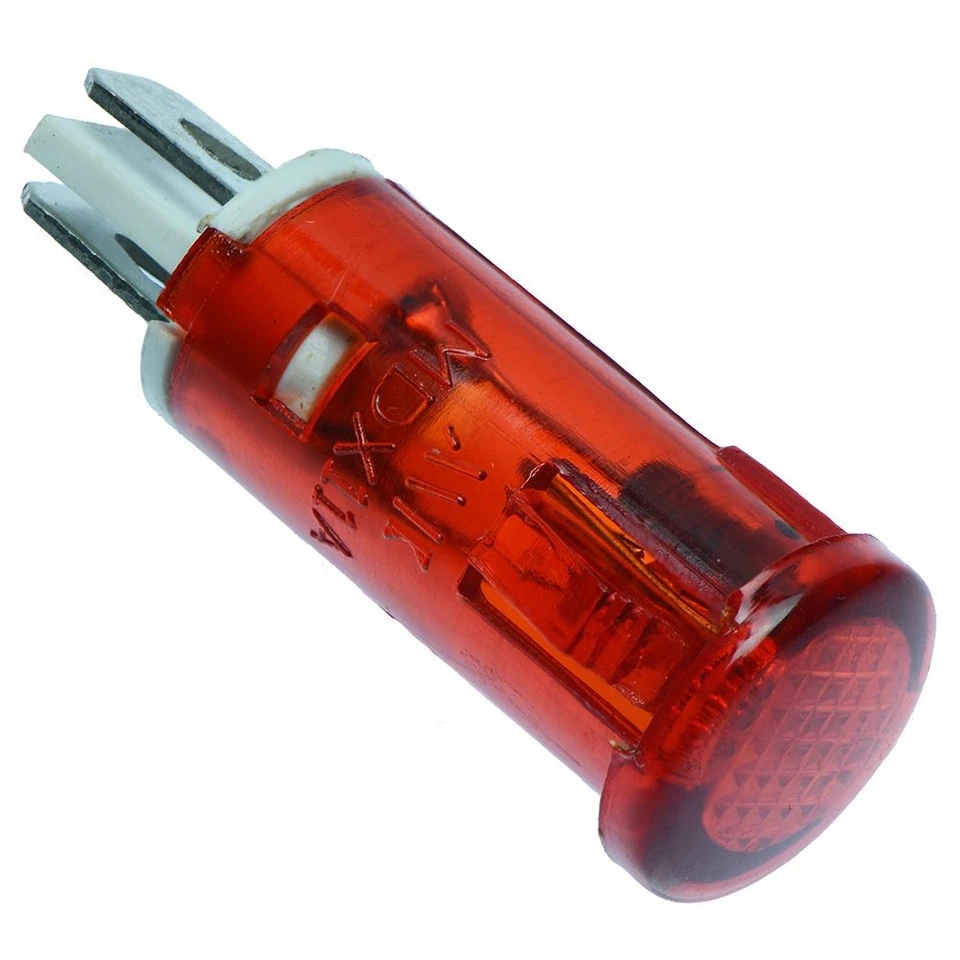 Switch Electronics Rot 10mm Kunststoff-Anzeigelampe Pilotlicht 12V - Bild 1 von 1