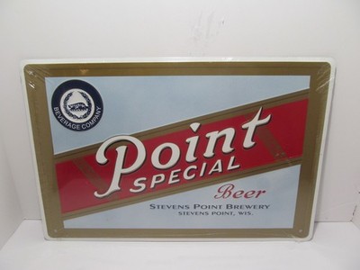 Point Special Beer Metal Tacker 18'' x 12'' Sign - NEW