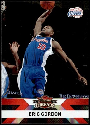 2010-11 Panini Threads #127 Eric Gordon Century Proof Orange #/199 E1