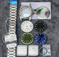 42mm stainless steel kit dial hands watch strap For 2824 2892 SW200 PT5000
