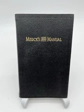 Merck's 1899 Manual Pocket book 100th Anniversary Reprint 1999