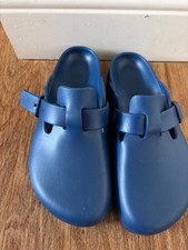New without box Navy Blue Birkenstock Eva Boston Clogs Size 37