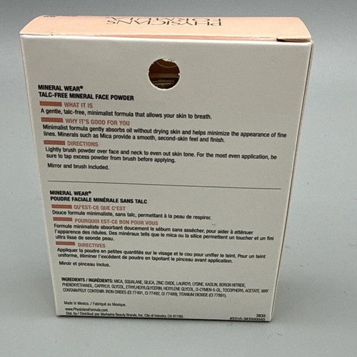 Physicians Formula Mineral Wear Pressed Powder, 3835 Translucent, 0.30 Oz - Picture 2 of 3