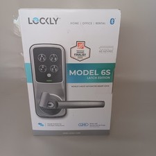 LOCKLY Model 6S Latch Edition Smart Lock - BR...