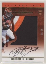 2017 Panini Preferred Rookie Silhouettes Prime 45/49 John Ross III #67 Auto 0o9