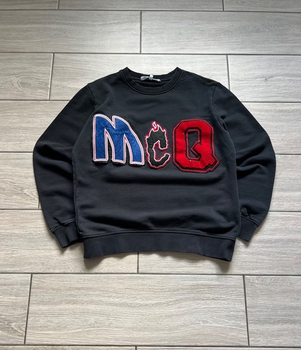 McQ, McQ Alexander McQueen Black Sweatshirt Vintage