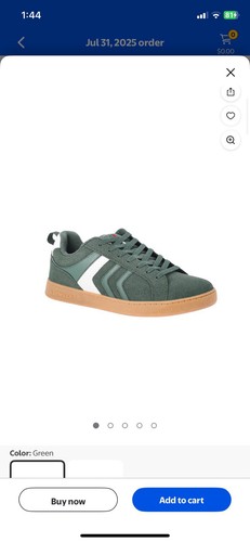 Airwalk Men's Exaggerate Skate Sneakers 10.5 Green Skateboard 🛹 10 1/2 - Picture 5 of 5