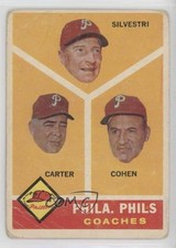 1960 Topps Andy Cohen Ken Silvestri Dick Carter #466 15wb