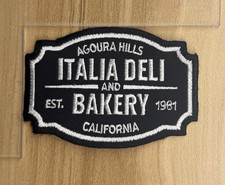 Italia Deli Bakery Agoura Hills California Est 1981 Uniform Embroidered Patch