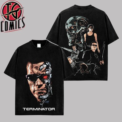 Terminator T-800 T-Shirt, Character Comics TV Series Graphic Design Unisex
