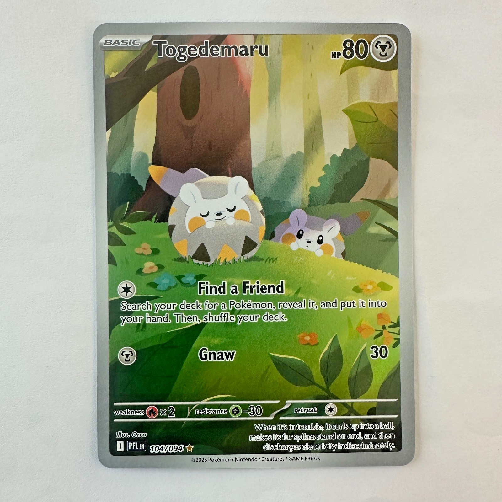 Togedemaru - 104/094 - PFL : Phantasmal Flames Near Mint Card