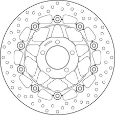BREMBO Floating brake disc