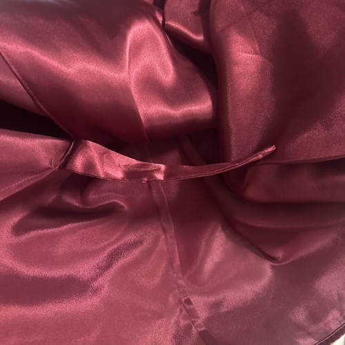 Calvin Klein Damen Bluse Weinrot V-Ausschnitt Langarm Größe 2x Neu! - Bild 8 von 9