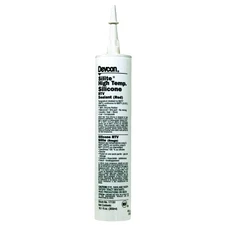 Silite High Temp Silicone RTV Sealant, 10.3 oz, Cartridge, Red Devcon 17130