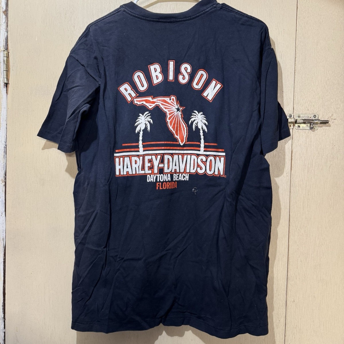 Vintage 1993 Robinson's Harley Davidson Daytona Beach Florida T