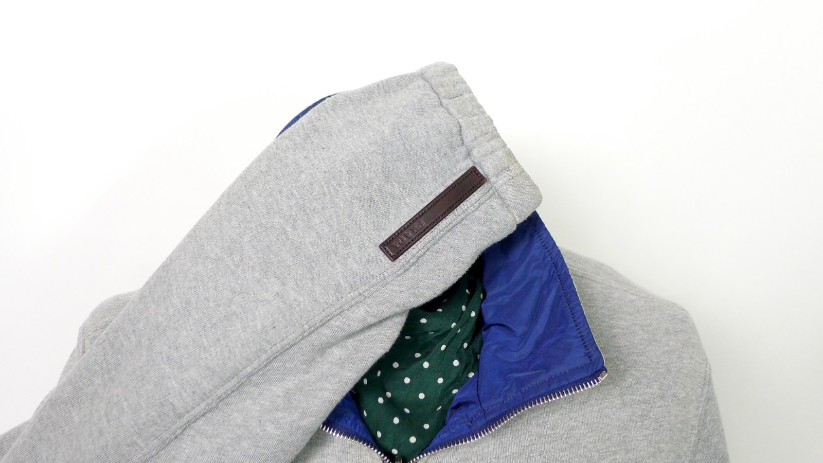 Prada Sport 2006 Windbreaker Jacket Reversible Blue Nylon Mens Size 54 #138 thumbnail 19