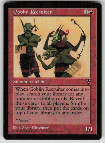 Goblin Recruiter (Visions)