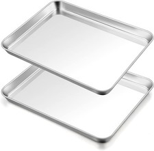 TeamFar Baking Sheet, 17.6    x 13    x 1    Stainless Steel 17.6inch, Silver