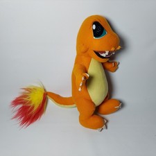 Pokemon Charmander Plush 11" Stuffed Animal Toy Orange Play By Play VTG 1999