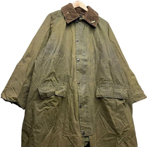 Barbour Burghley Oiled Wax Jacket with Badge Mens UK … - Gem