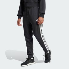 Adidas 3 Stripe Joggers Sweatpants Athletic Training Men's Size 2XL Black NEW