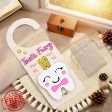 Tooth Fairy Holder Pouch Pink First Milk Teeth Loss Gift