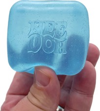 Nee Doh Nice Cube Squish Toy, Ages 3 Blue Support Jamacia Relief Work