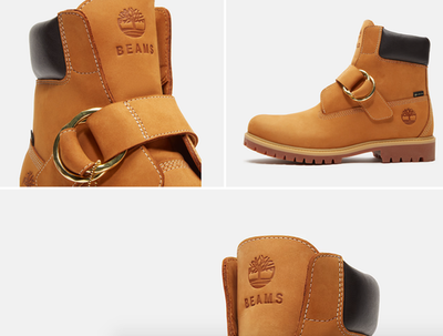 NIB Men's Timberland x BEAMS Buckle Boot with GORE-TEX Wheat WP